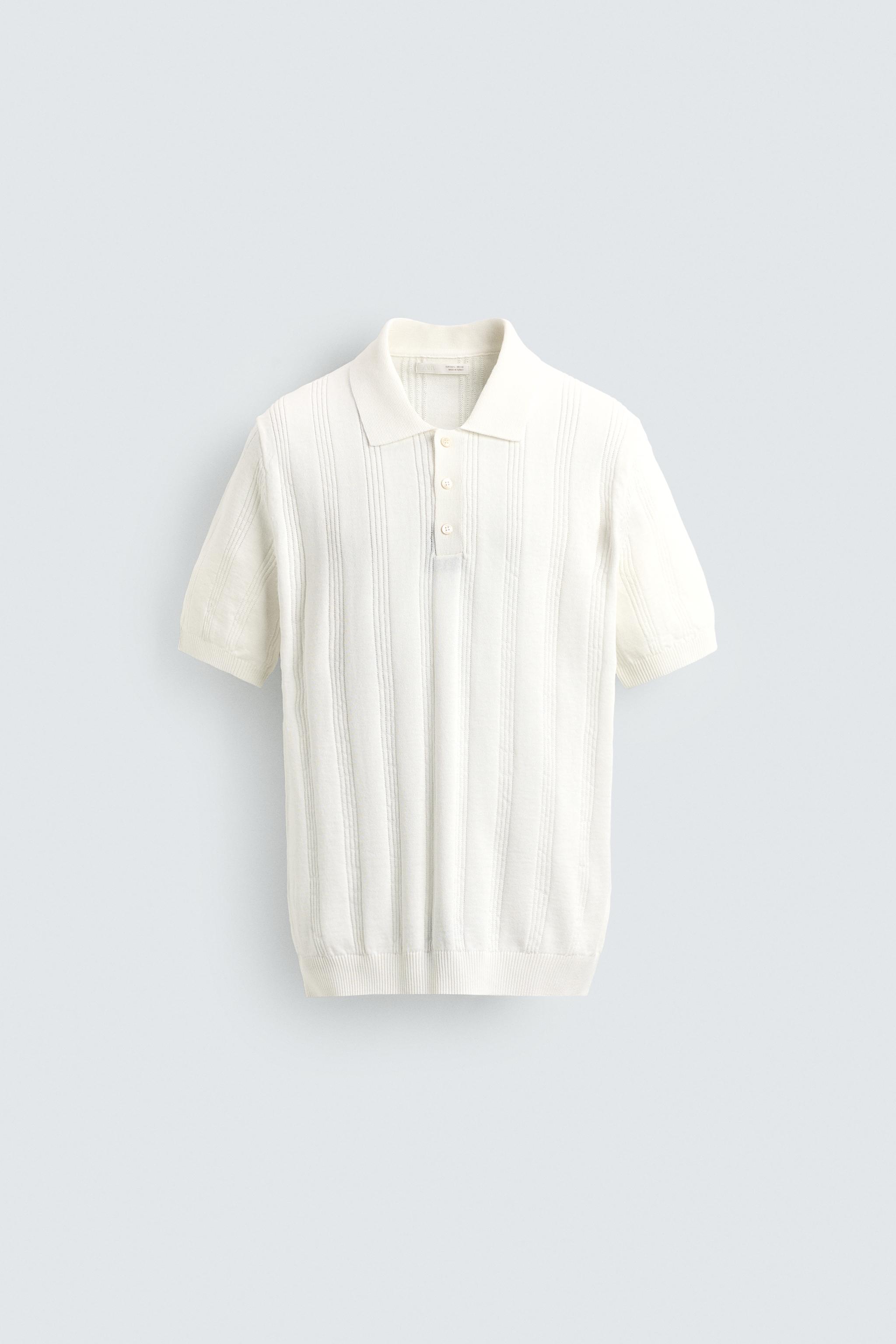 POLO EN MAILLE REGULAR FIT STRUCTURÉ